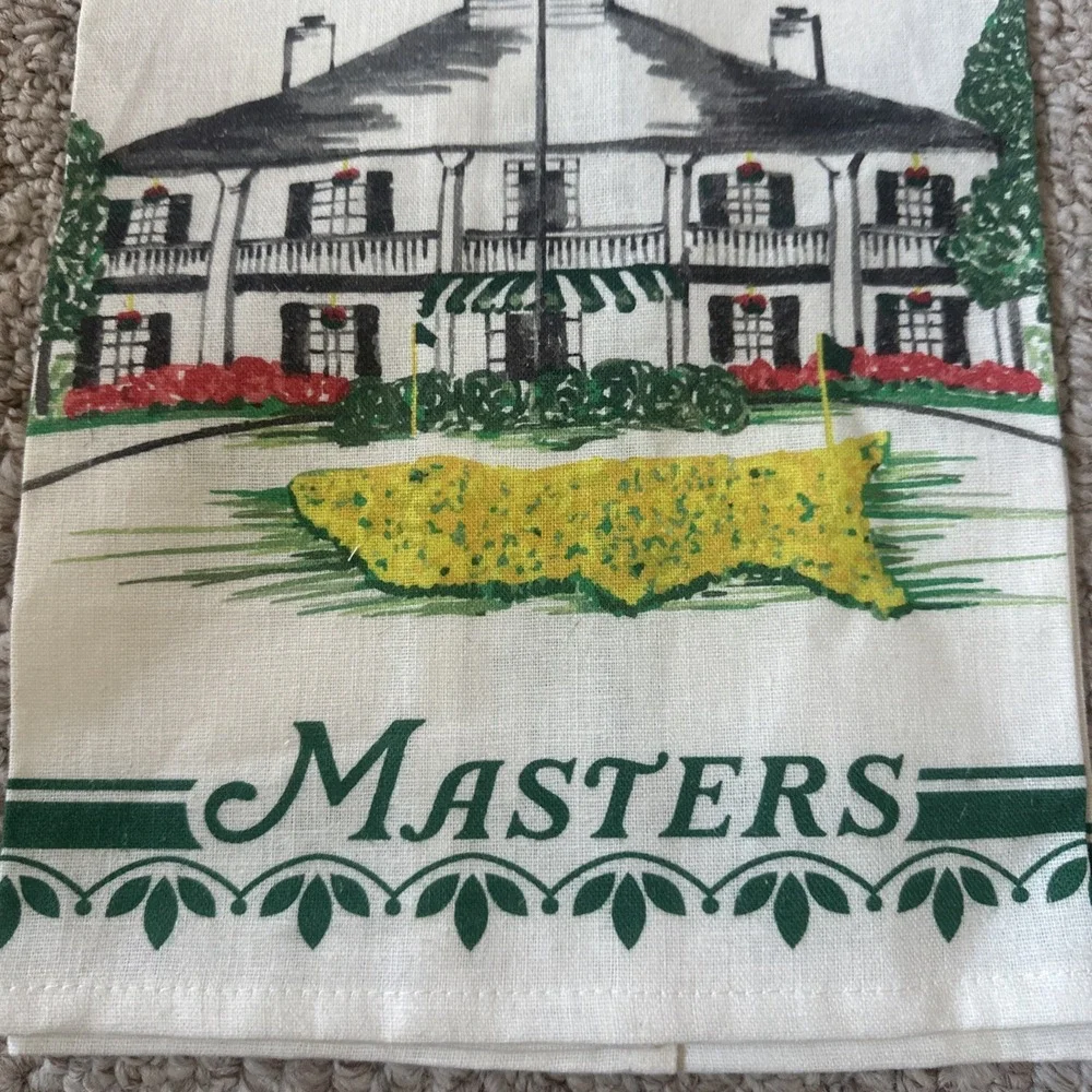 2026 Masters Dish Towel Clubhouse Special Edition Cloth Golf Made In Italy NWT
